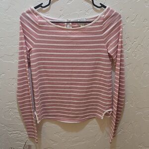 Anthropologie Postmark Greta Boat Neck Long Sleeve Top